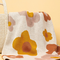 Organic cotton knitted blanket
