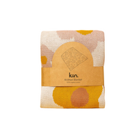 Organic cotton knitted blanket