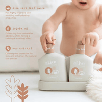Baby duo (Hair/body wash & lotion) | Calming oatmeal | Al.ive