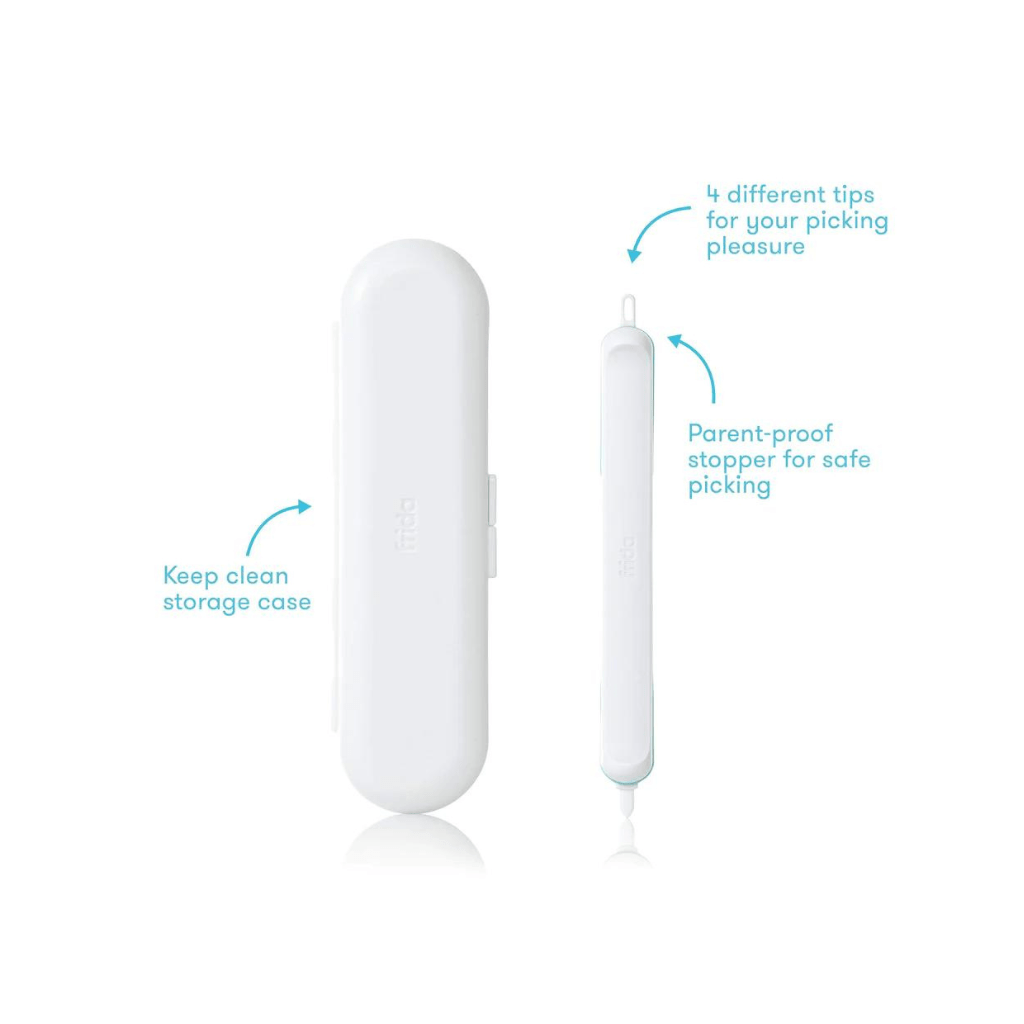 Baby grooming kit | 3 - in - 1 nose, nail + ear picker | Fridababy