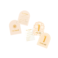 Baby milestone cards helios | Fox & Fallow