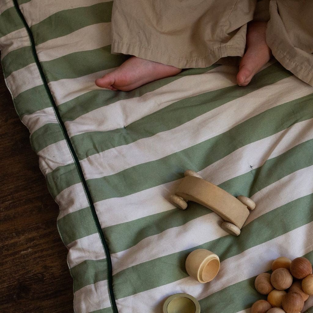Cotton striped baby play mat | PHILÉ