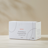 Herbal infused postpartum pads | Bare mum