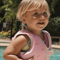 Kids swim vest | Cotton candy cherry | Sunnylife