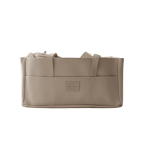 Nappy caddy | Vegan leather | Linen Label