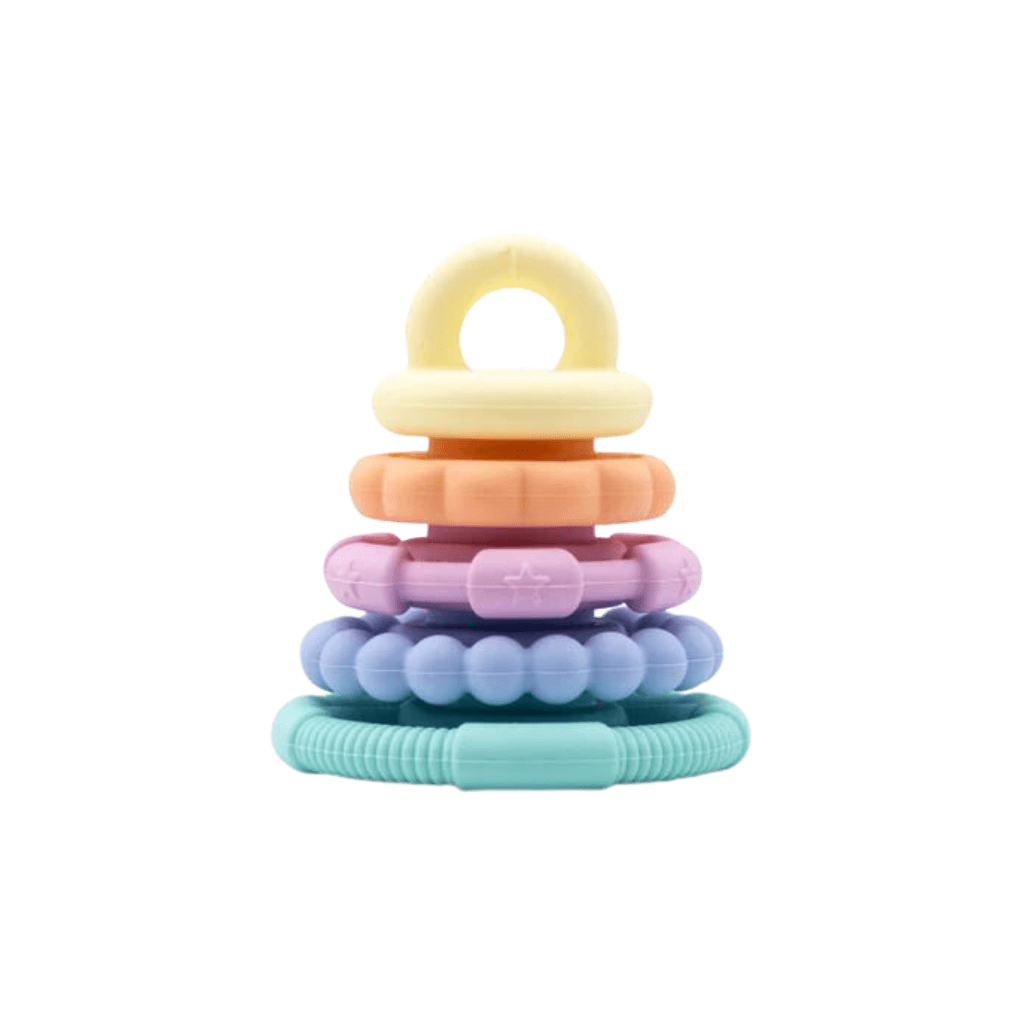 Rainbow stacker and teether toy | Jellystone Designs