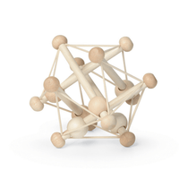 Skwish wooden rattle and teether | Manhattan Toy