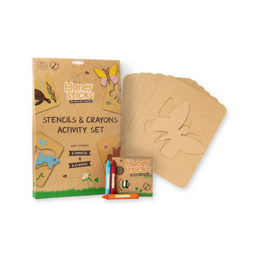 Honeysticks jumbo stencils and crayons activity pack - [product_vendor}