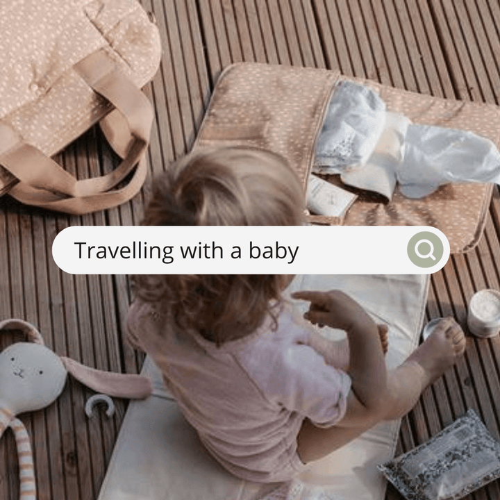 Travelling with a baby - tula baba