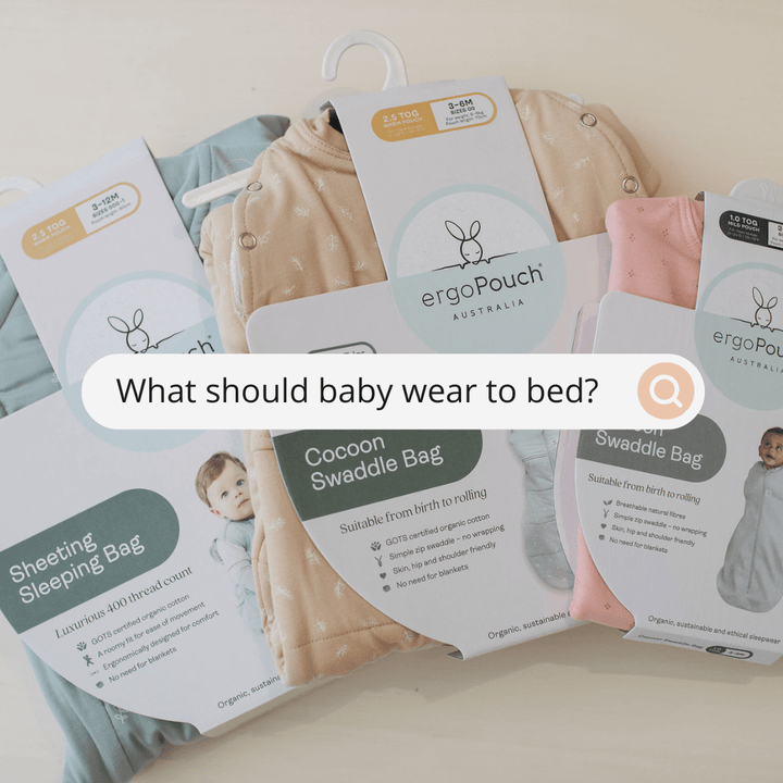 What should baby wear to bed - tula baba