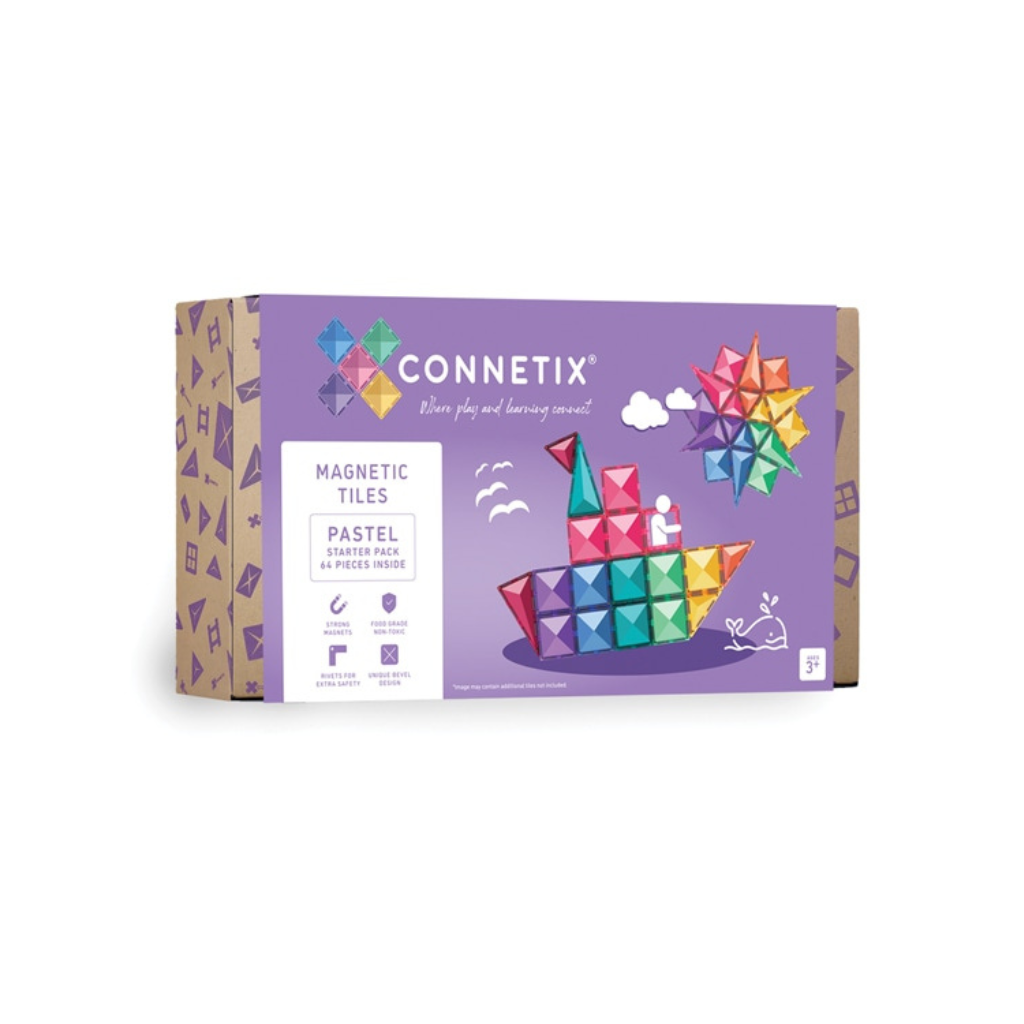 PREORDER Connetix 64 piece pastel starter pack - [product_vendor}