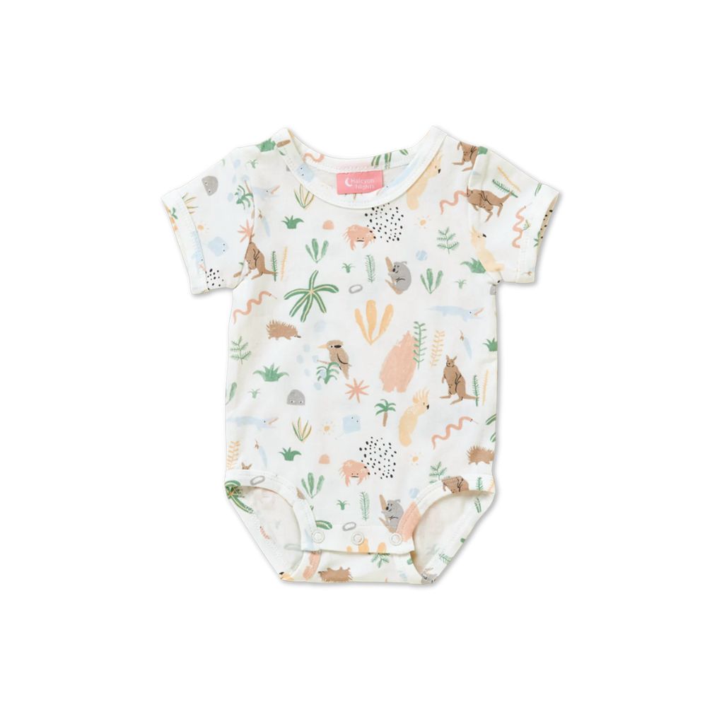 Short sleeve bodysuit | Outback dreamers