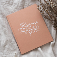 Fifty Questions, Eighteen Years Keepsake Baby Journal