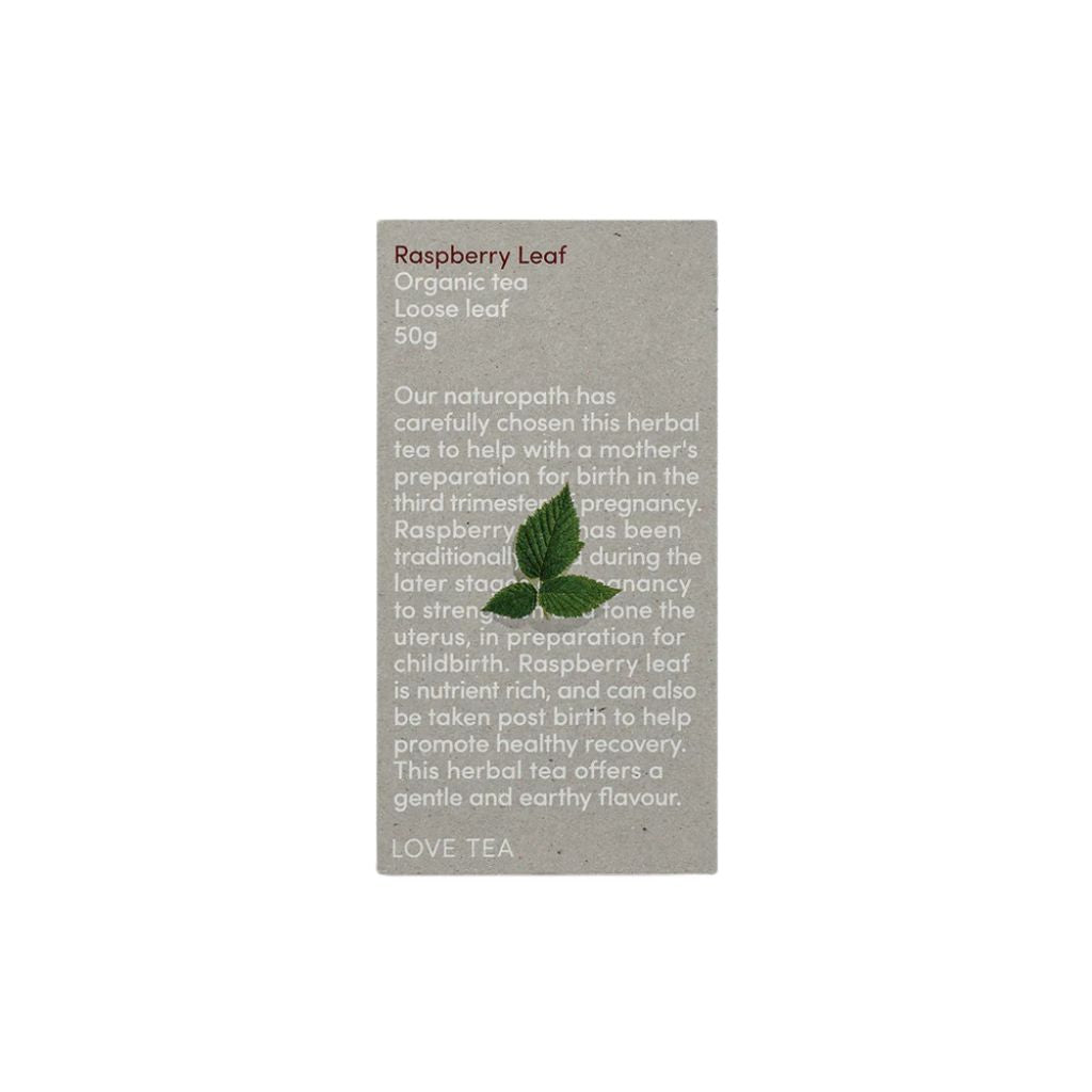 Raspberry leaf loose leaf tea