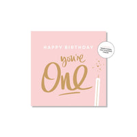 Happy birthday you're one! | Card