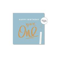 Happy birthday you're one! | Card