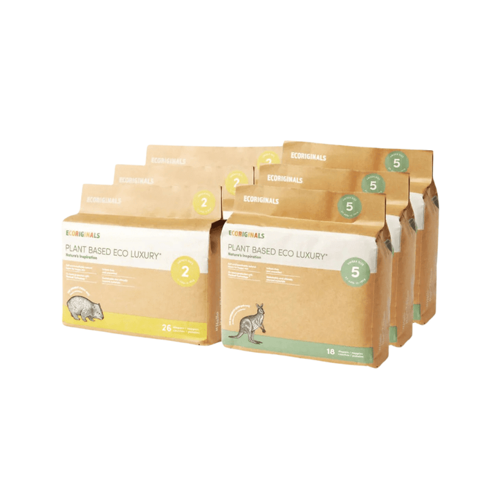 6 Packs of Nappies | Ecoriginals