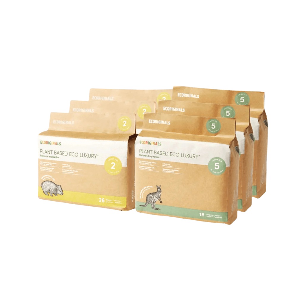 6 Packs of Nappies | Ecoriginals
