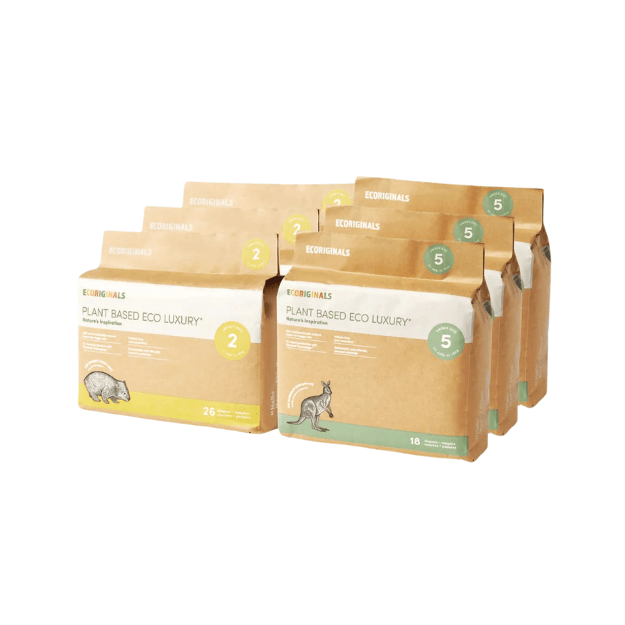 6 Packs of Nappies | Ecoriginals