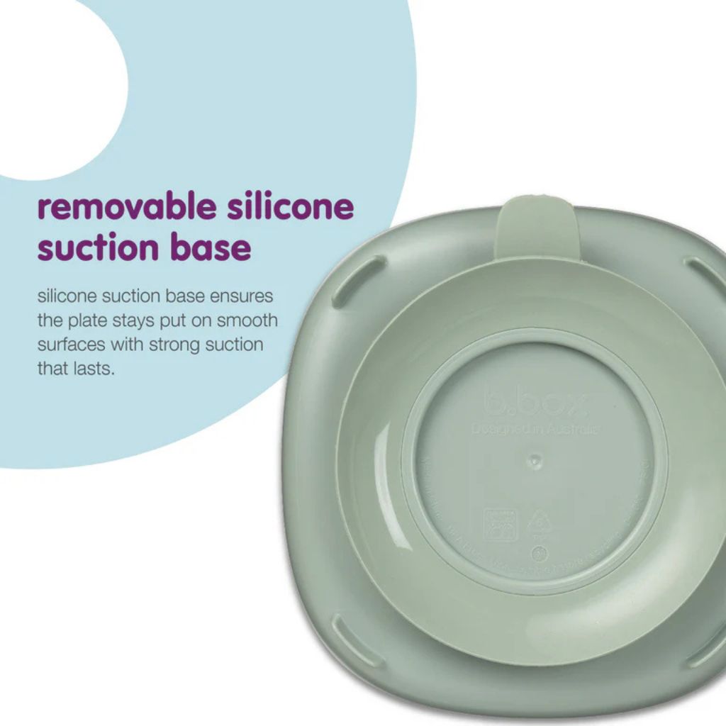 2 in 1 suction plate