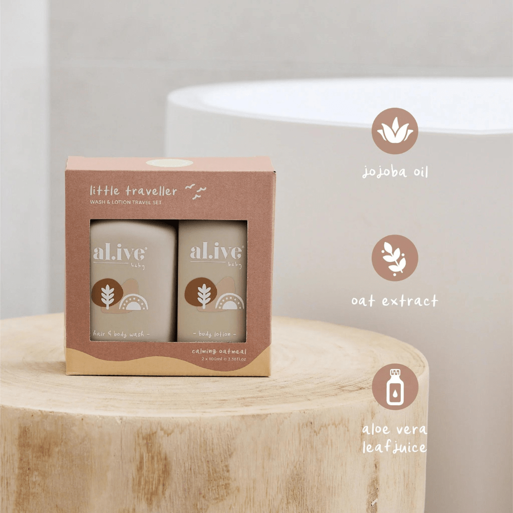 Little traveller set | calming oatmeal