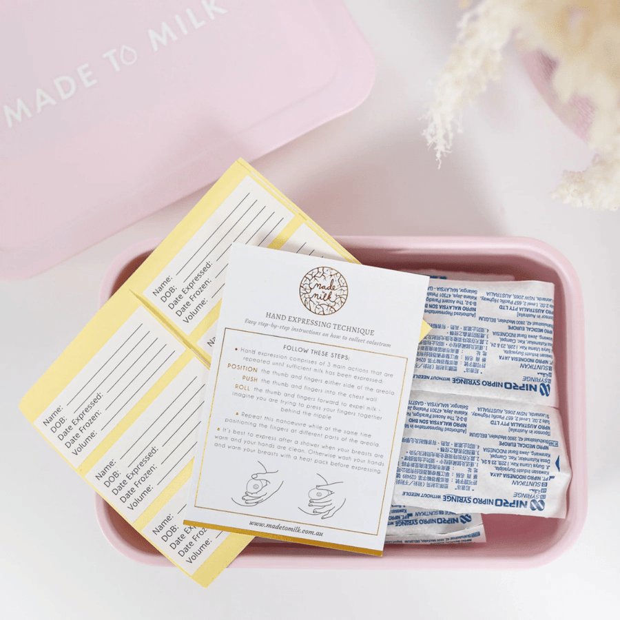Antenatal colostrum expressing kit | Made to milk