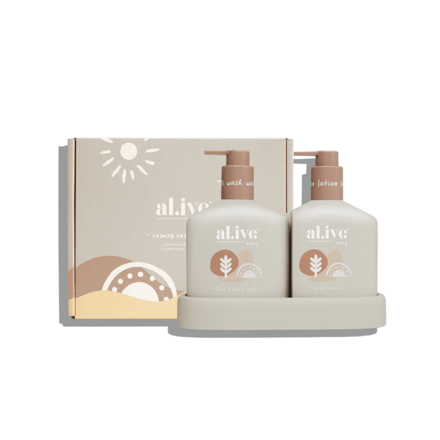 Baby duo (Hair/body wash & lotion) | Calming oatmeal | Al.ive