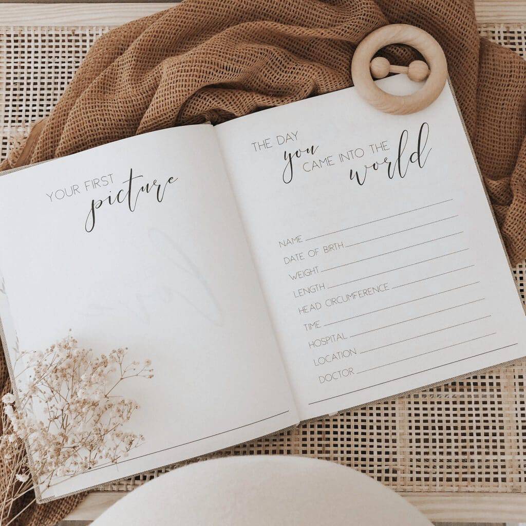 Baby memory book | Blossom + Pear