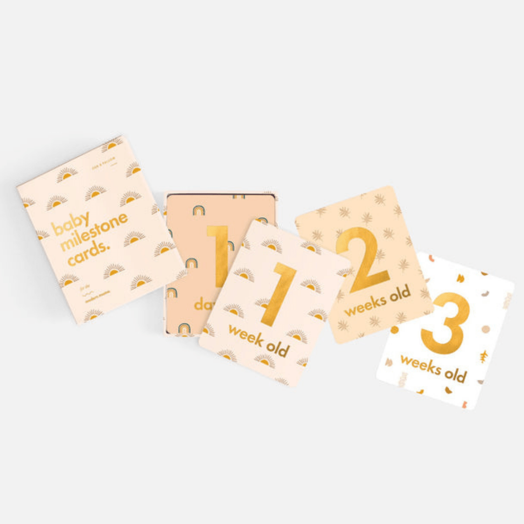 Baby milestone cards boho | Fox & Fallow