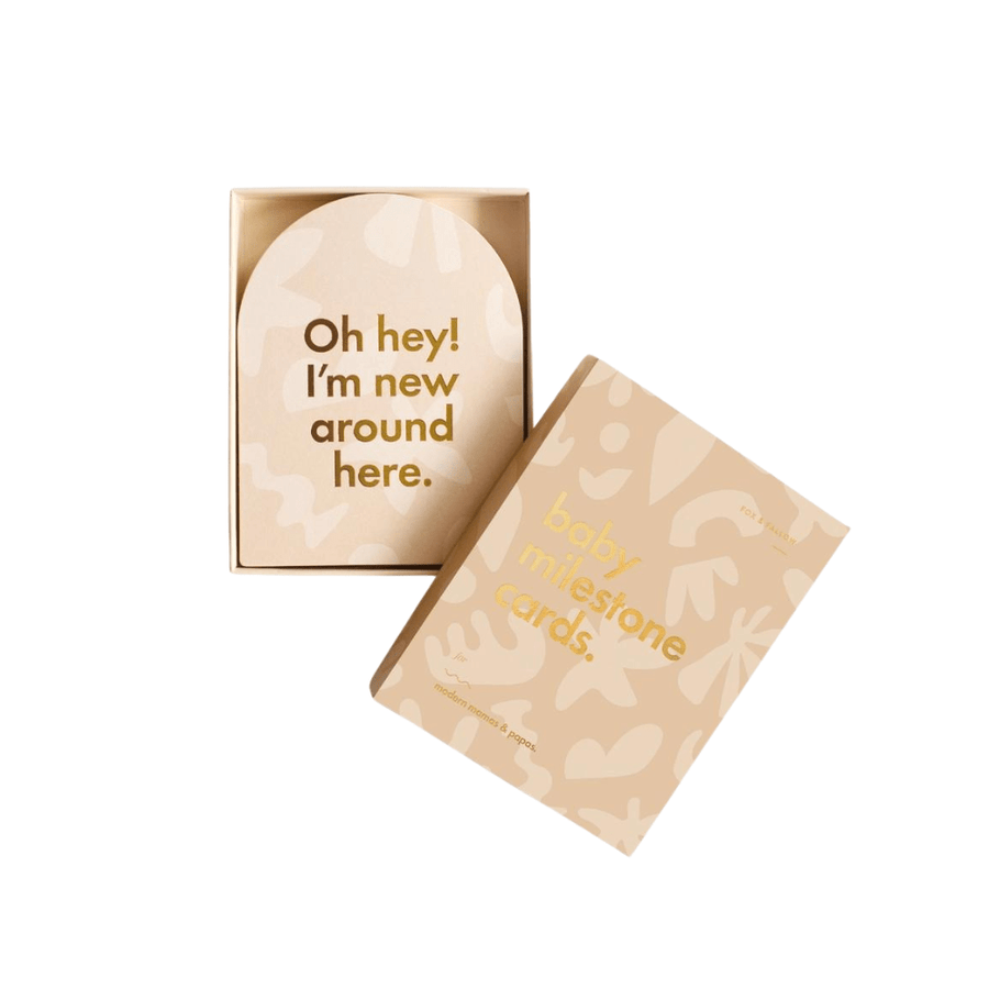 Baby milestone cards helios | Fox & Fallow