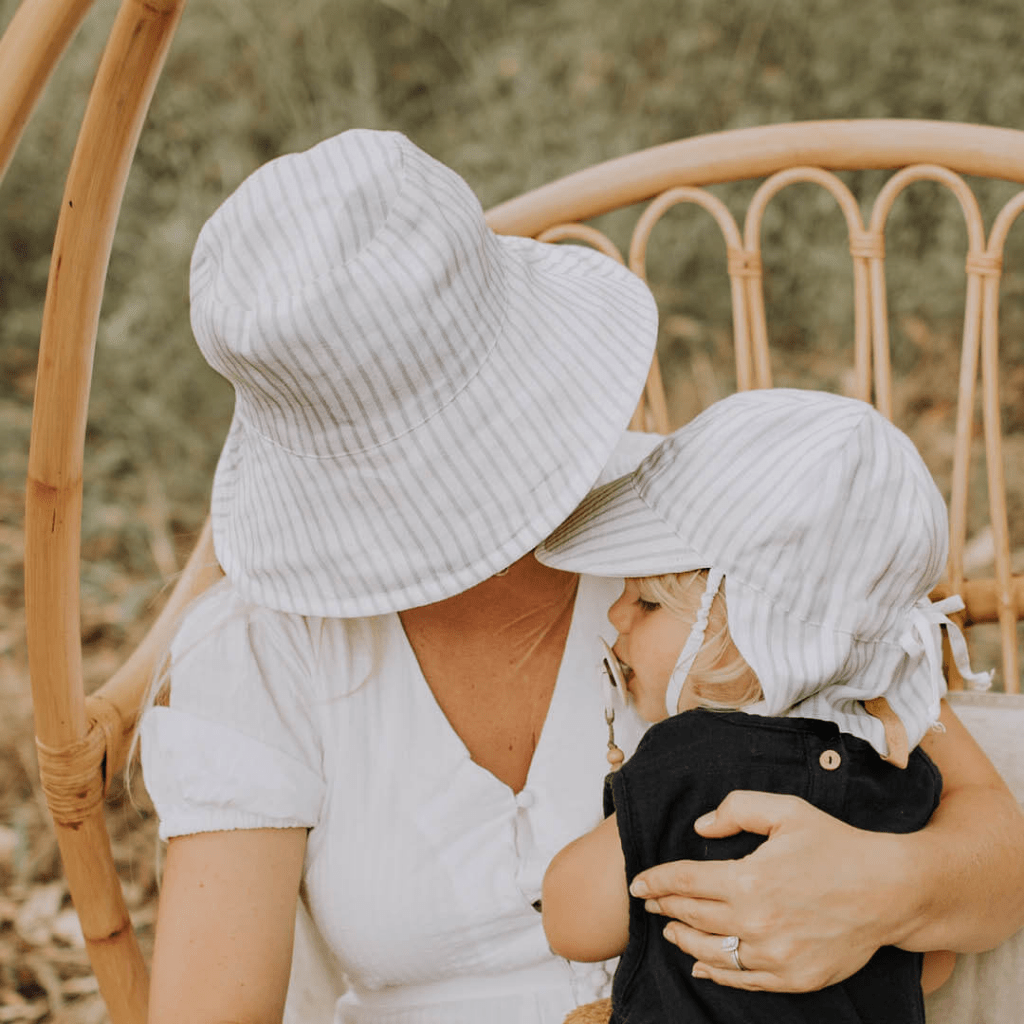 Ladies linen sun 2024 hat