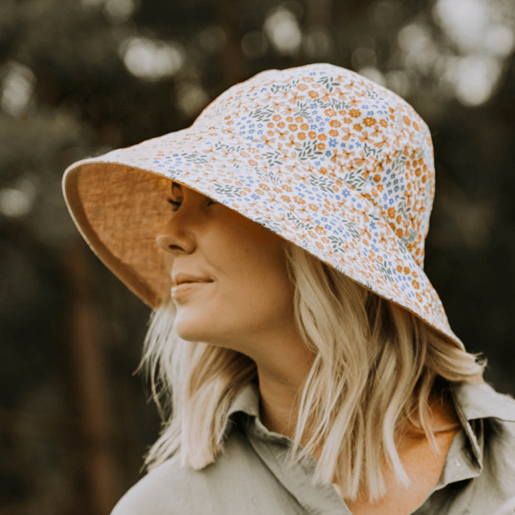 Ladies linen sun hat - [product_vendor}