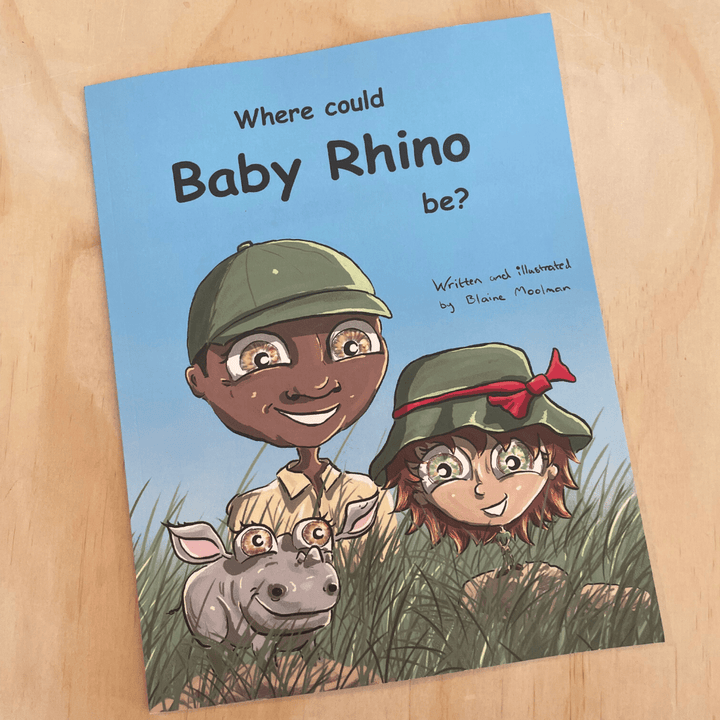 Where could Baby Rhino be? by Blaine Moolman - [product_vendor}