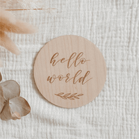 Wooden milestone plaque - [product_vendor}