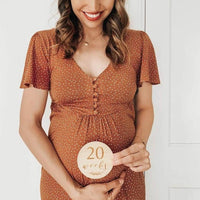 Wooden pregnancy milestone set - [product_vendor}