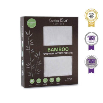 Bamboo standard cot waterproof mattress protector - [product_vendor}