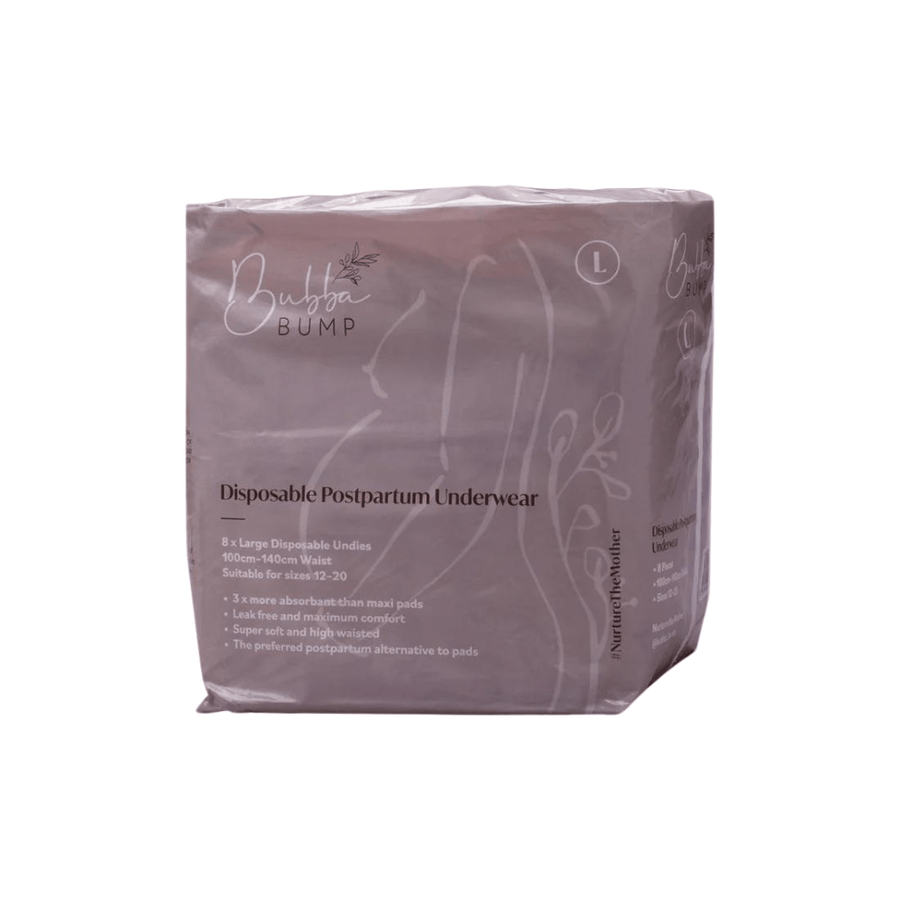 Disposable postpartum underwear