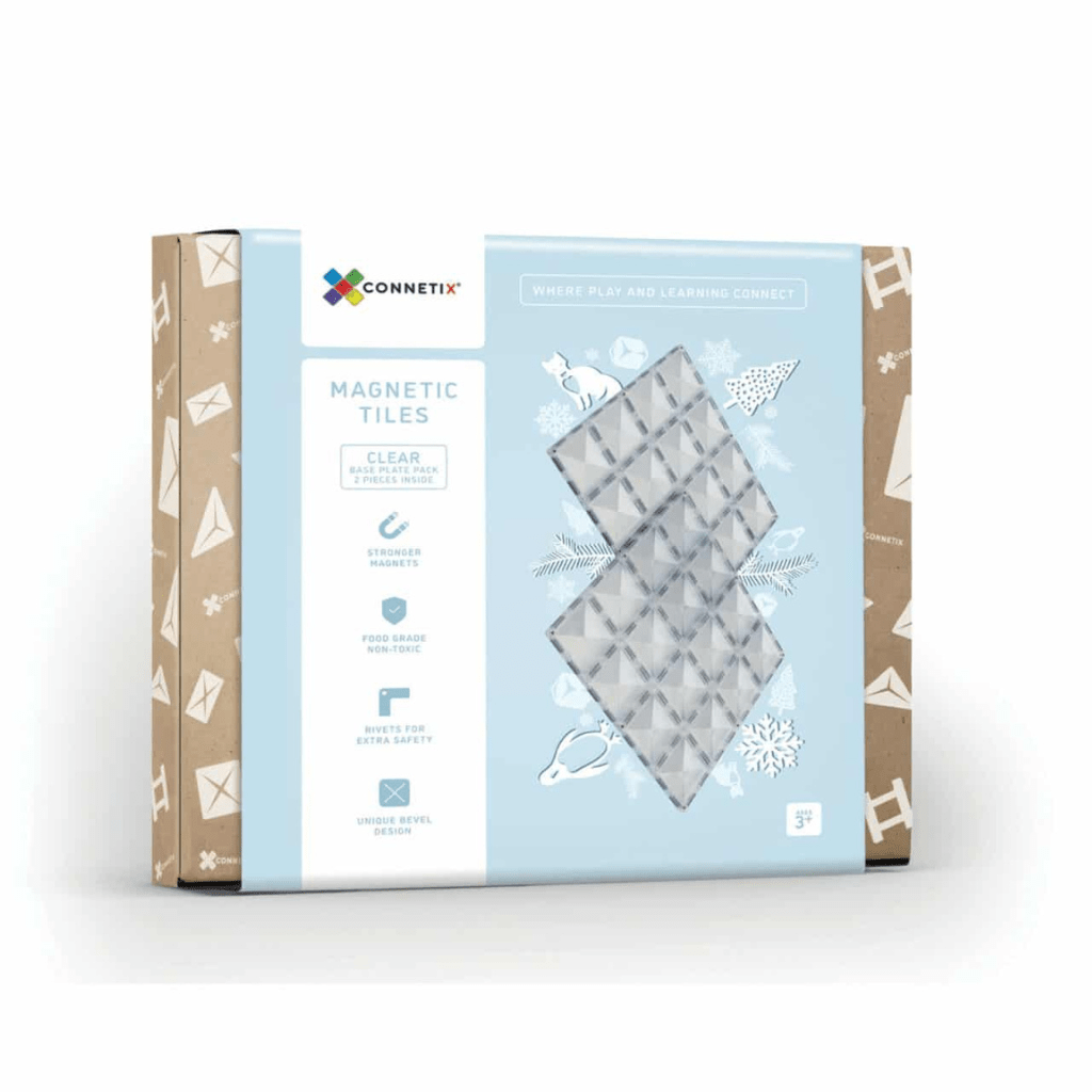 Connetix 2 piece clear base plate - [product_vendor}