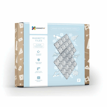 Connetix 2 piece clear base plate - [product_vendor}