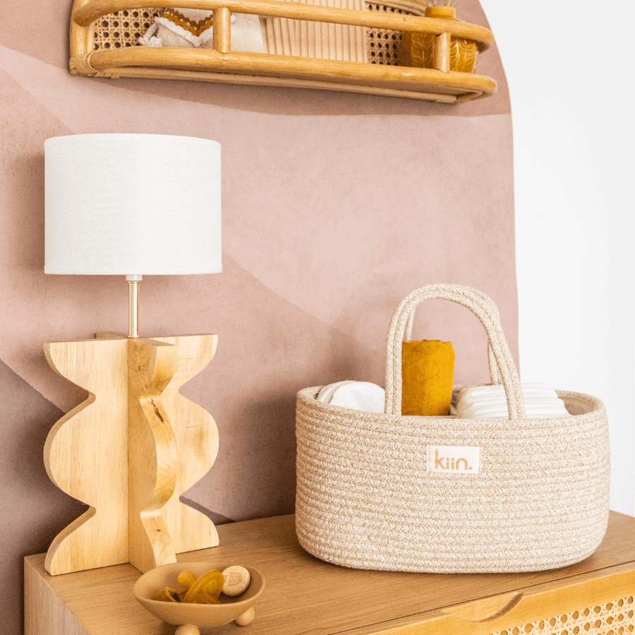 Cotton rope nappy caddy organiser | Kiin