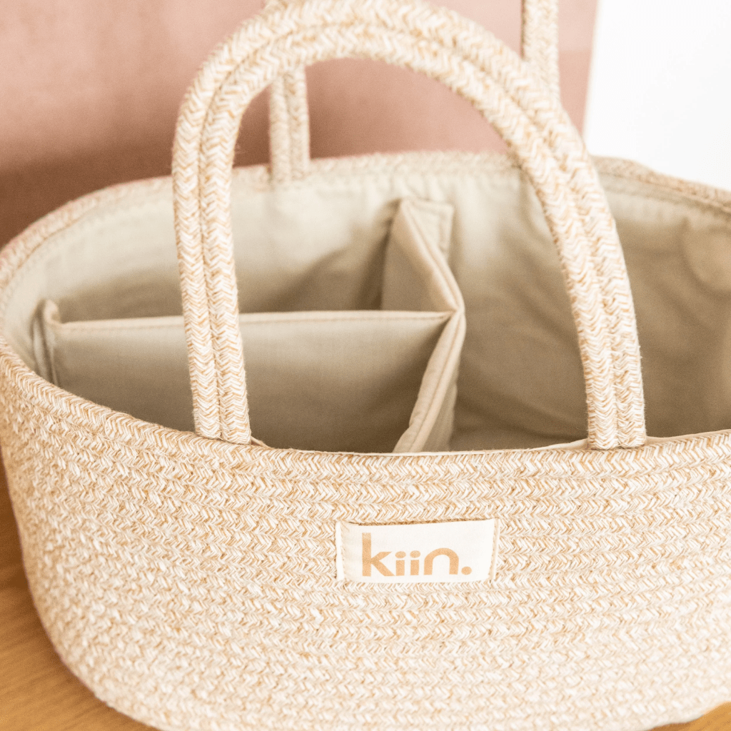 Cotton rope nappy caddy organiser | Kiin
