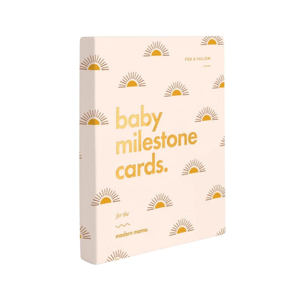 Baby milestone cards boho