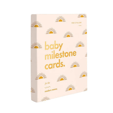 Baby milestone cards boho