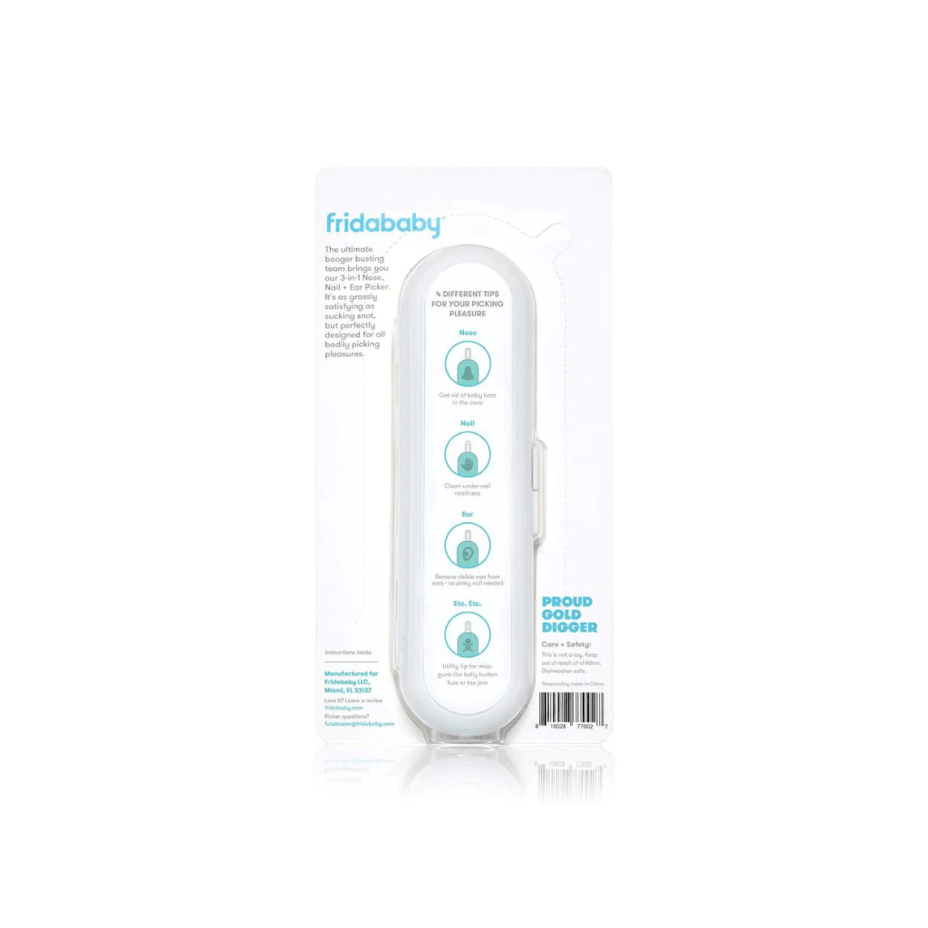 Baby grooming kit | 3-in-1 nose, nail + ear picker