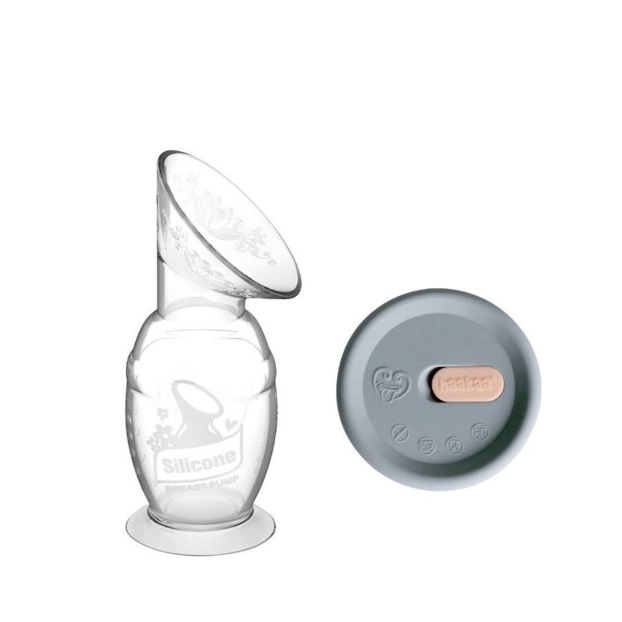 Generation 2 150ml silicone breast pump & cap set | Haakaa
