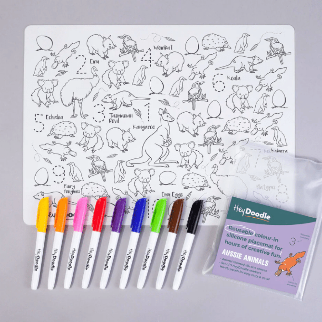 Hey Doodle reusable colour in placemat - [product_vendor}