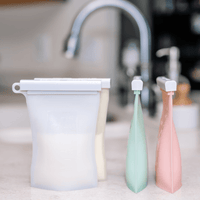 Reusable silicone breastmilk storage bags - [product_vendor}