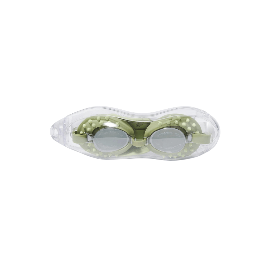 Kids swim goggles | Cookie the croc khaki | Sunnylife