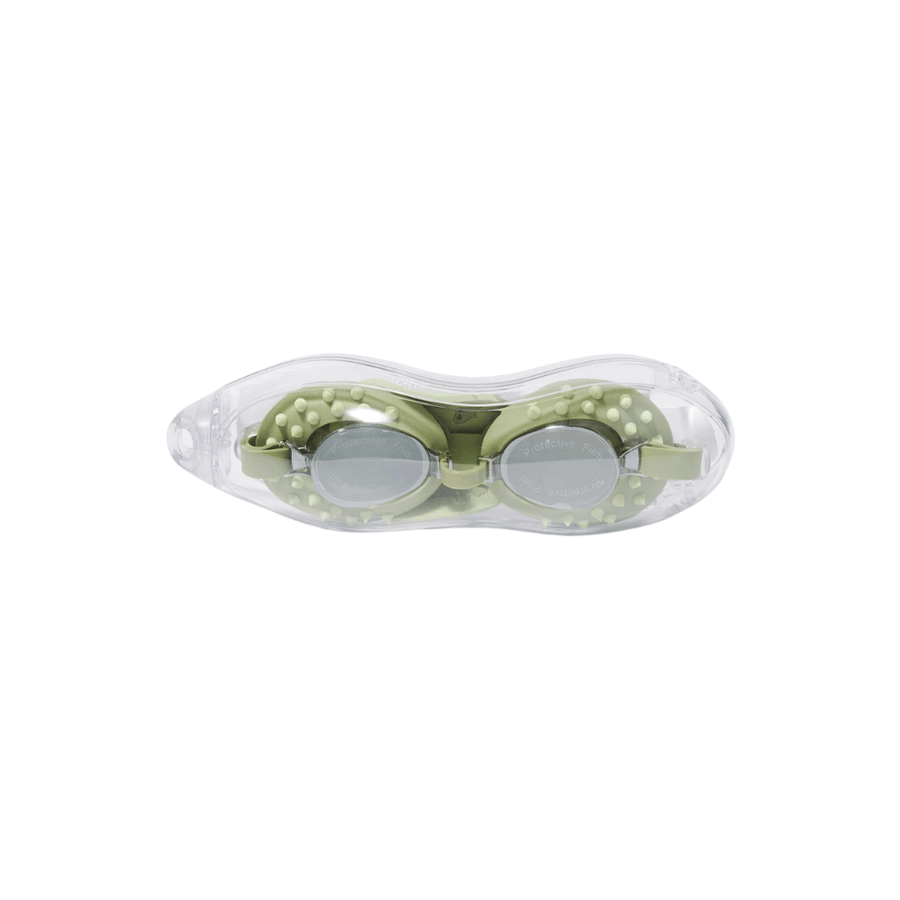 Kids swim goggles | Cookie the croc khaki | Sunnylife