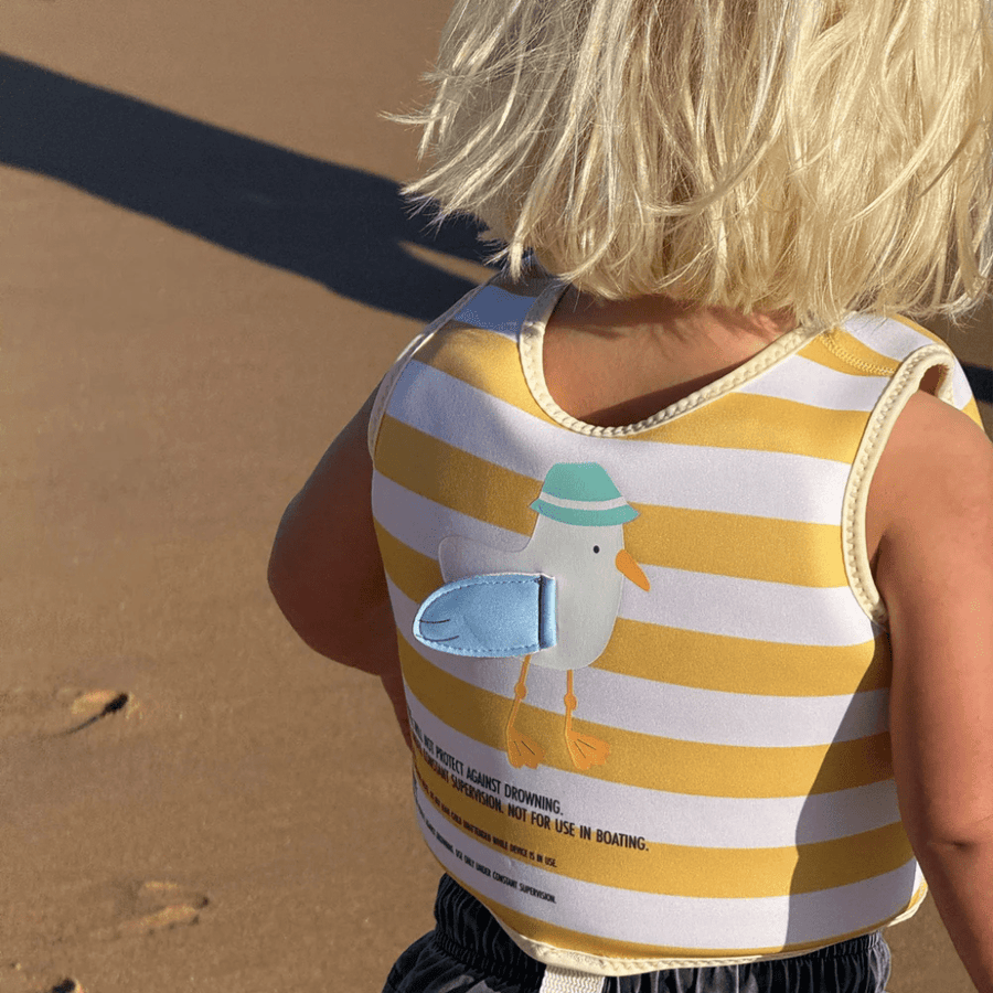 Kids swim vest | Seagull stripe | Sunnylife